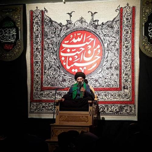 گزارش تصویری از سخنرانی حجت الاسلام موسوی مطلق در شهادت امام حسن عسگری(ع)  