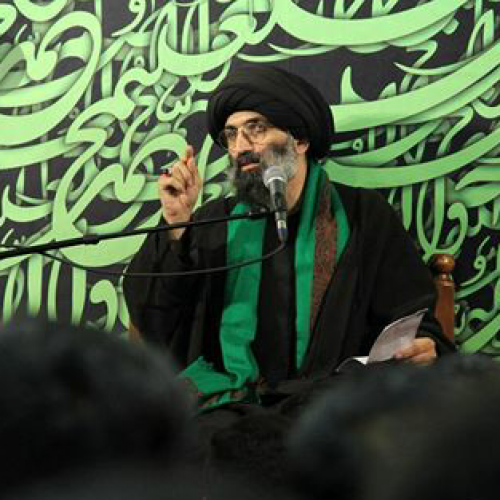 گزارش تصویری از سخنرانی استاد موسوی مطلق در هیئت ریحانه النبی (س) - شب سوم  