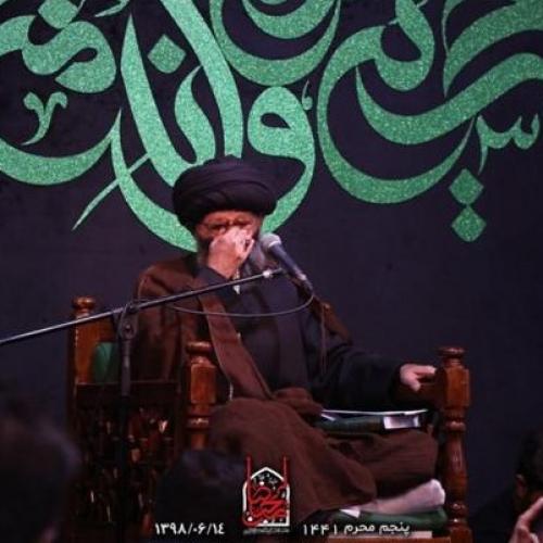 گزارش تصویری سخنرانی استاد موسوی مطلق در روز پنجم محرم ۹۸ - بقعه شیخ طرشتی  
