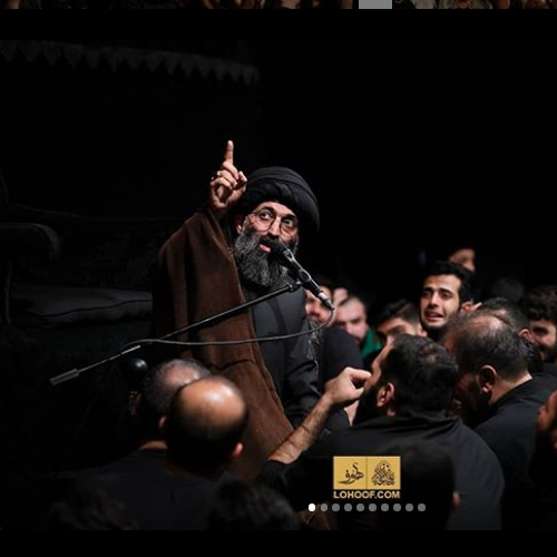 گزارش تصویری سخنرانی استاد موسوی مطلق در شب سوم محرم ۹۸ - ریحانه الحسین(ع)  