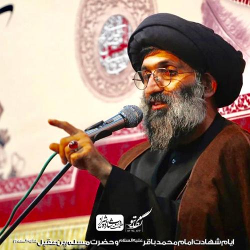گزارش تصویری سحنرانی استاد موسوی مطلق در شهادت حضرت امام محمدباقر(ع)  