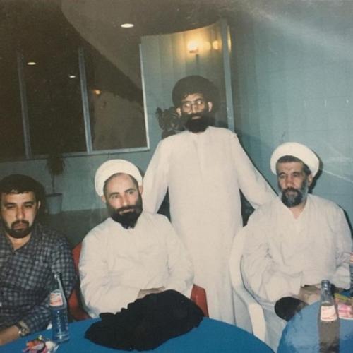 تصاویر ملاقات حجت الاسلام موسوی مطلق با استاد شیخ حسین گنجی  