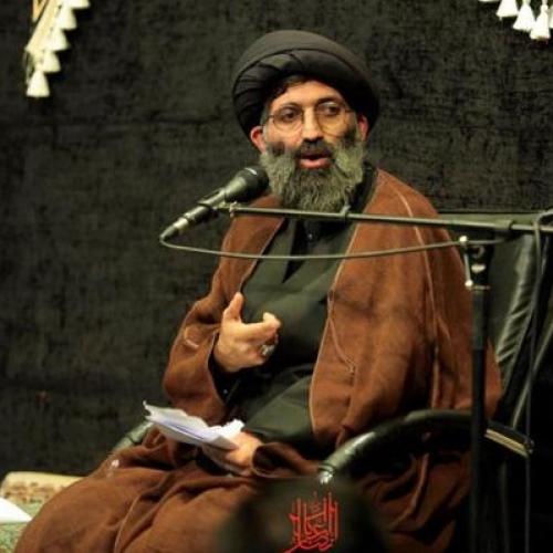 گزارش تصویری سخنرانی استاد موسوی مطلق در شهادت امام جواد ۹۸ - انصارالعباس(ع)  
