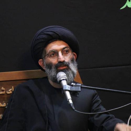 گزارش تصويرى از سخنرانی استاد موسوی مطلق در شهادت امام صادق(ع)  