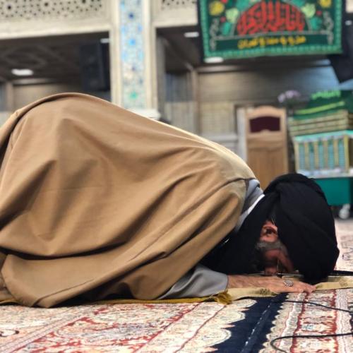 گزارش اقامه نماز عيد فطر توسط حجت الاسلام موسوی مطلق در مهديه تهران
