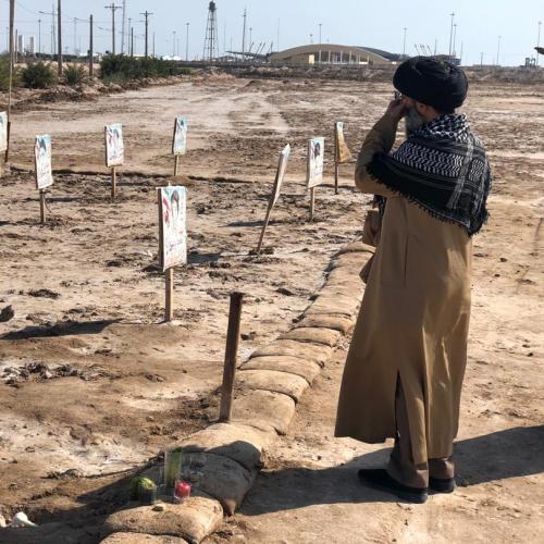 گزارش تصويرى از حضور استاد موسوی مطلق در يادمان هاي دفاع مقدس- بخش دوم