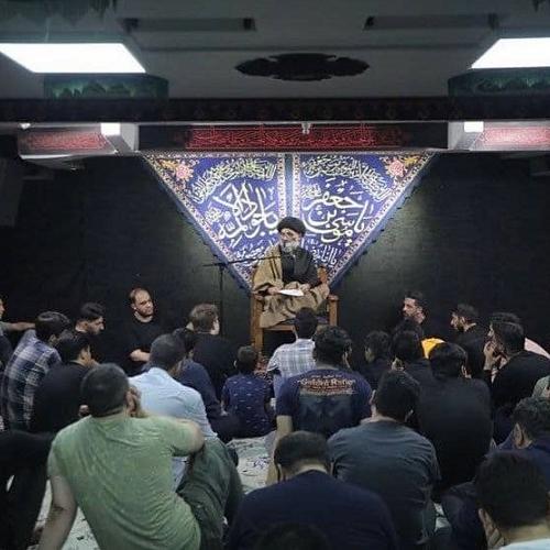 گزارش تصویری از سخنرانی حجت الاسلام موسوی مطلق در شهادت جوادالائمه علیه_السلام  - هئیت ریحانة النبی (س)