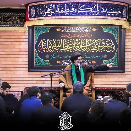 گزارش تصویری از سخنرانی حجت الاسلام سیّدعباس موسوی مطلق در روز ششم محرم ۱۴۰۱