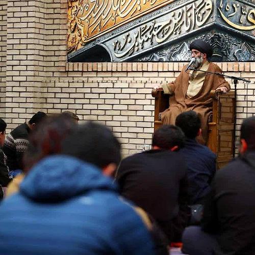 گزارش تصویری از سخنرانی حجت الاسلام موسوی مطلق در مسجد گیاهی تجریش
