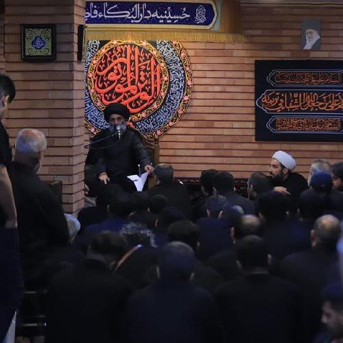 گزارش تصویری از سخنرانی استاد سیّدعباس موسوی مطلق در روز نهم محرم ۱۴۰۲ - تاسوعا