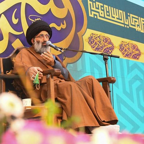 گزارش تصویری از سخنرانی حجت الاسلام موسوی مطلق در شام ولادت امام حسن مجتبی(ع) 