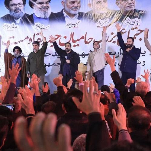 گزارش تصویری از اجتماع بزرگ حامیان جبهه مقاومت - بخش دوم