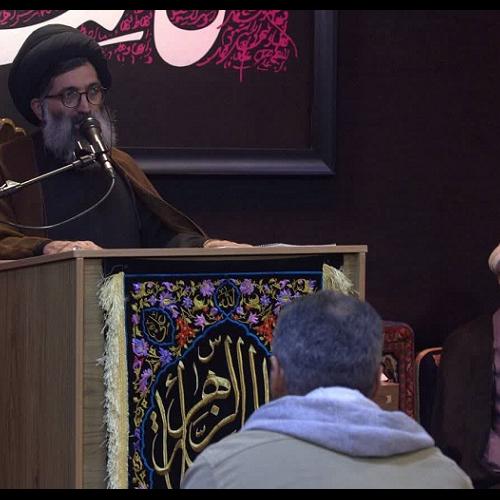 گزارش تصویری از سخنرانی استاد سیّدعباس موسوی مطلق در فاطمیه اول ۱۴۰۳ - روز اول