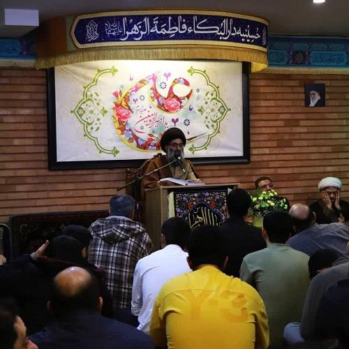 گزارش تصویری از سخنرانی حجت الاسلام موسوی مطلق در ولادت حضرت امام علی علیه السلام