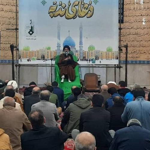 گزارش تصویری از سخنرانی استاد موسوی مطلق در مراسم پرفیض دعای ندبه - شهرستان دورود