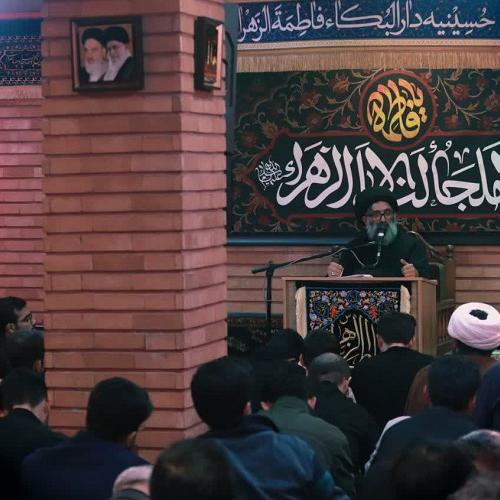 گزارش تصویری از درس اخلاق حجت الاسلام سیّدعباس موسوی مطلق - ۱۲ آبان ۱۴۰۴ شب شهادت حضرت زهرا(س)