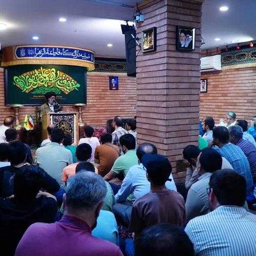 گزارش تصویری از سخنرانی حجت‌الاسلام موسوی‌مطلق در جشن عید غدیر