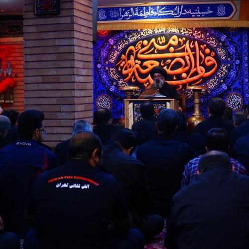 گزارش تصویری از سخنرانی حجت الاسلام موسوی مطلق در فاطمیه اول ۱۴۰۵ - صبح دوم